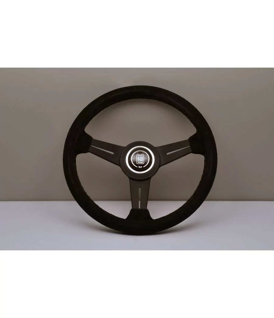 Volante Nardi Classic ND33 330 mm, Pelle Scamosciata Nera 