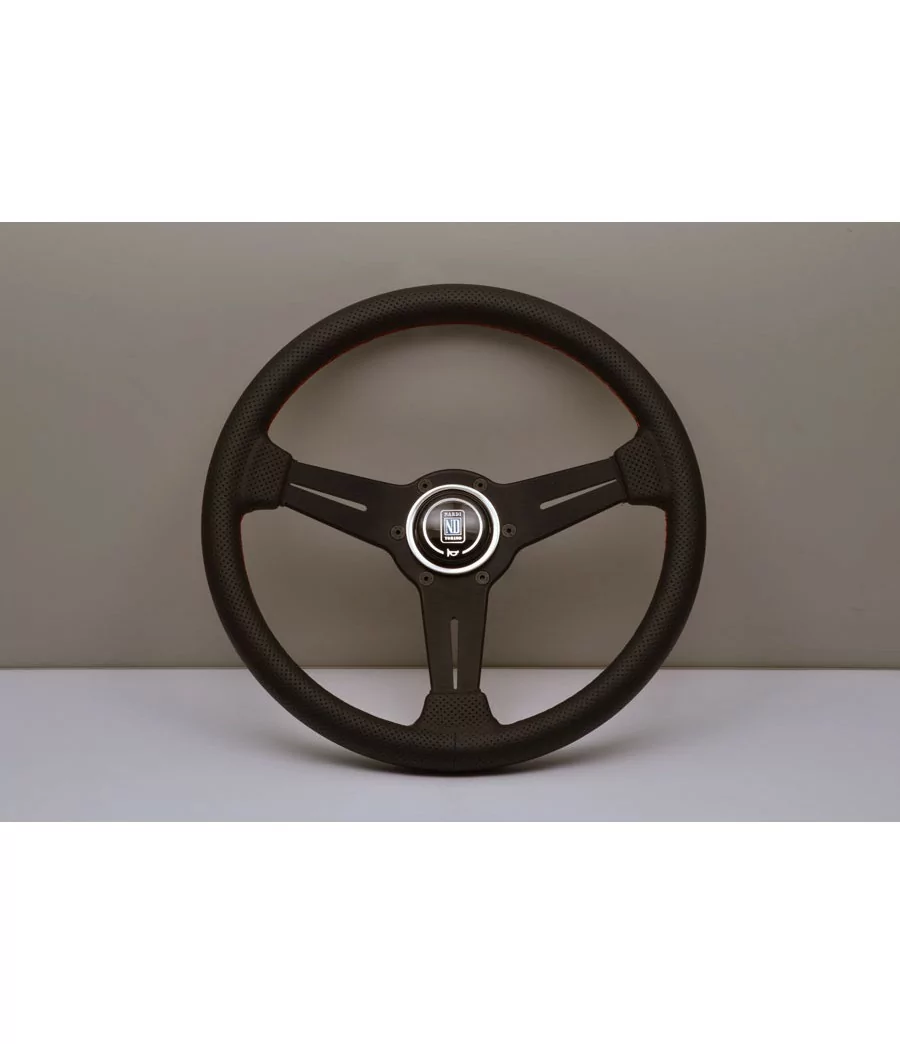 Volante Nardi Classic ND33 330 mm, Pelle Traforata Nera 