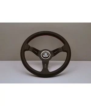 Volante Nardi Deep Corn 330 mm, Pelle Traforata Nera 