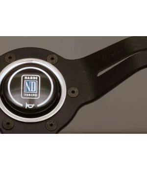 Volante Nardi Deep Corn 330 mm, Pelle Traforata Nera 