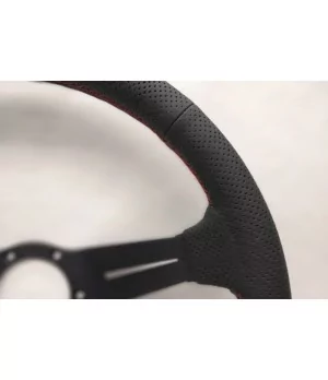 Nardi Deep Corn 350 mm Steering Wheel, Black Perforated Leather 