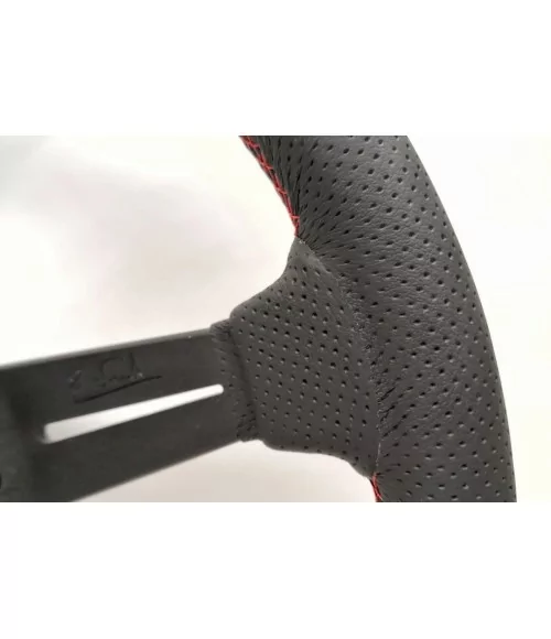 Nardi Deep Corn 350 mm Steering Wheel, Black Perforated Leather 