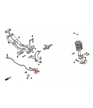 Hardrace 6141 Front Reinforced Stabilizer Link Kits Subaru Forester, Impreza, Legacy/outback