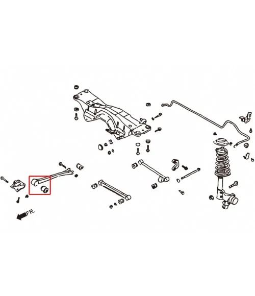 Hardrace 6149 Trailing Arm Bushing Subaru Forester, Impreza, Legacy/outback