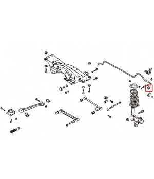 Hardrace 6246 Front/rear Reinforced Stabilizer Bushing Subaru Forester, Impreza, Legacy/outback