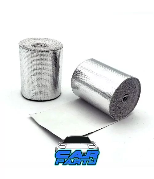Heat shield insulation tape adhesive 5m x 50mm SILVER 