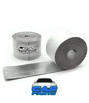 Heat shield insulation tape adhesive racing for cars SILVER 