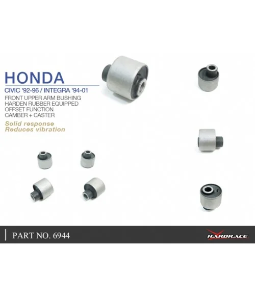 Hardrace 6944 Front Upper Arm Bushing Honda Civic, Crx, Integra 