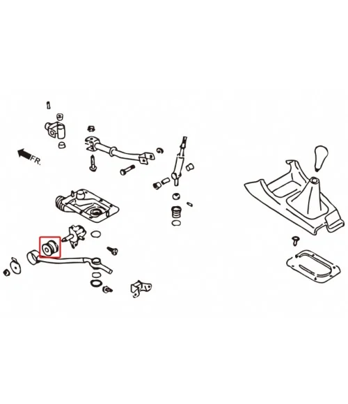 Hardrace 7123 Shifter Bushings Subaru Forester, Impreza, Legacy/outback