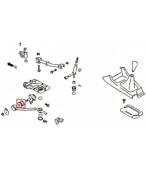 Hardrace 7123 Shifter Bushings Subaru Forester, Impreza, Legacy/outback 