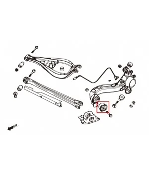 Hardrace 7260 Rear Trailing Arm Bushing Bmw 3 Series, Z4