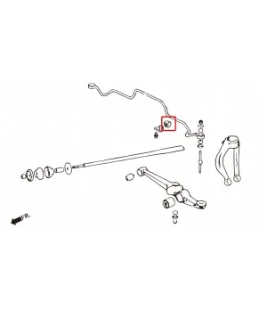 Hardrace 7320 Front Stabilizer Bushing Honda Integra