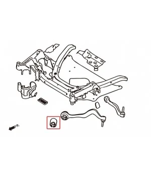 Hardrace 7488 Front Lower-front Arm Bushing Bmw 5 Series, 6 Series, 7 Series