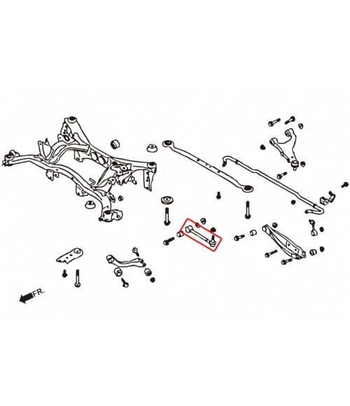 Hardrace 7495 Rear Toe Control Arm Scion, Subaru, Toyota