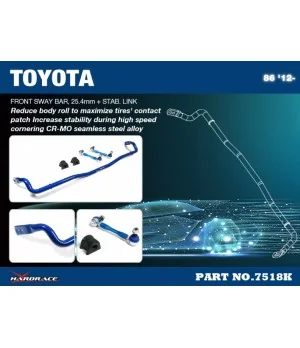 Hardrace 7518K Front Sway Bar Scion FR-S, Subaru BRZ, Toyota 86