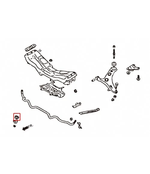 Hardrace 7603 Front Reinforced Stabilizer Bushing Scion FR-S, Subaru BRZ, Toyota 86