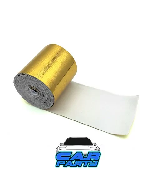 Nastro termico isolante adesivo anti calore racing 5 m x 50 mm oro 