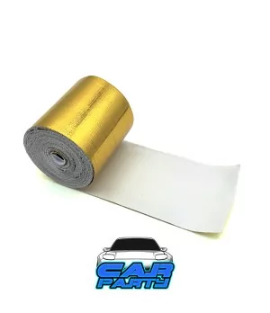 Heat shield insulation tape adhesive 5m x 50mm GOLD 