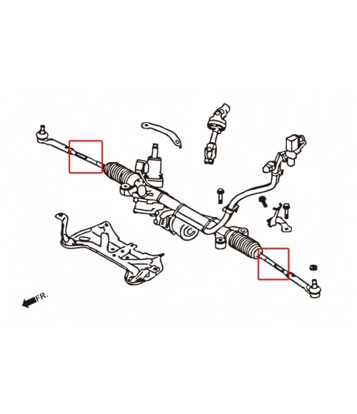 Hardrace 7797 Hard Tie Rod Subaru Forester, Impreza, XV