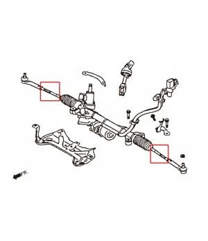 Hardrace 7797 Hard Tie Rod Subaru Forester, Impreza, XV