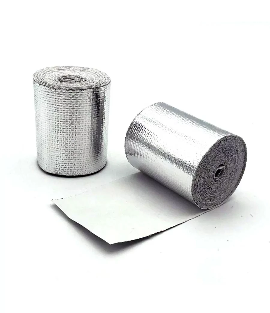 Heat shield insulation tape adhesive 5m x 50mm SILVER 