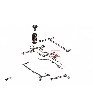 Hardrace 7994 Rear Upper Arm Bush Lexus LX, Toyota Land cruiser