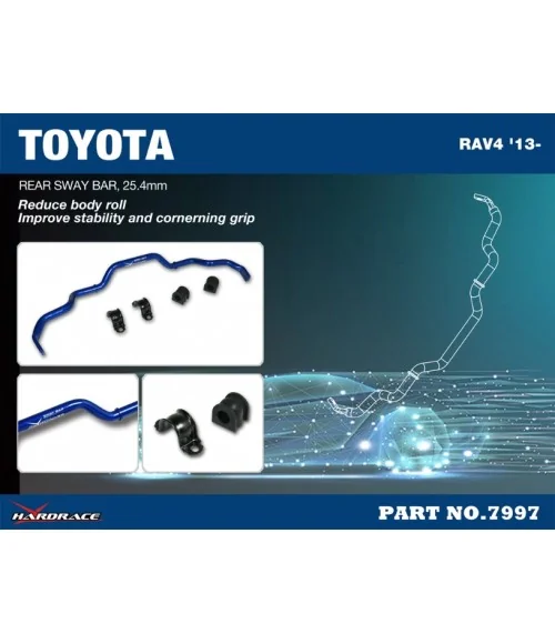 Hardrace 7997 Rear Sway Bar Lexus NX, Toyota Harrier, RAV4