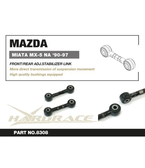 Hardrace 8308 Front/rear Adj. Stabilizer Link Mazda MX-5 MIATA