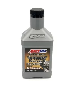 AMSOIL 20W-50 Synthetic motorcycle oil (Harley, Buell, Aprilia, BMW, KTM, Triumph) 