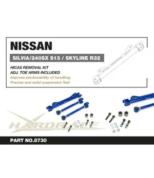 Hardrace 8730 Hicas Removal Kit Nissan 240SX, Skyline