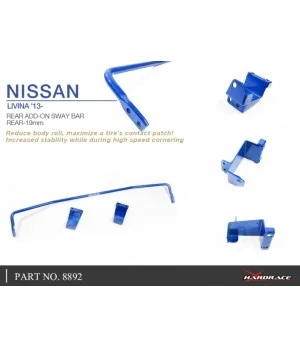 Hardrace 8892 Rear Add-on Sway Bar Nissan Livina