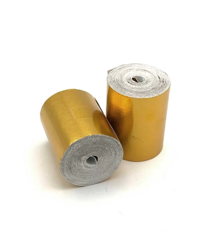 Heat shield insulation tape adhesive 5m x 50mm GOLD 