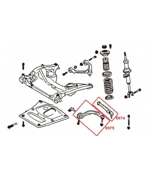 Hardrace 8975 Front Lower - Front Arm Bmw 5 Series, 6 Series