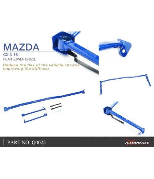 Hardrace Q0022 Rear Lower Brace Mazda CX-3