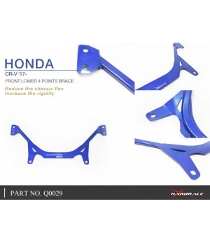 Hardrace Q0029 Front Lower 4 Points Brace Honda CR-V