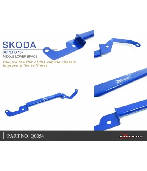 Hardrace Q0054 Middle Lower Brace Skoda Superb