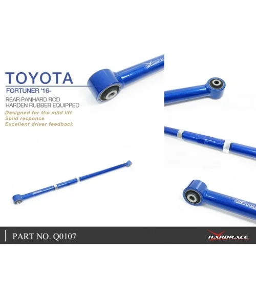 Hardrace Q0107 Rear Panhard Rod Toyota Fortuner